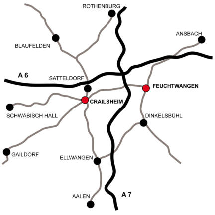 Betz Bau HT GmbH - Landkarte