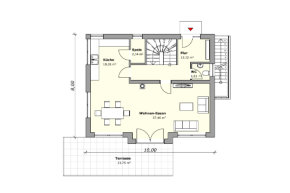 Betz Bau HT  -  Kompakt B Grundriss EG