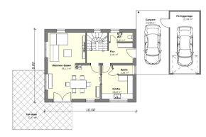 Betz Bau HT  -  Kompakt C Grundriss EG