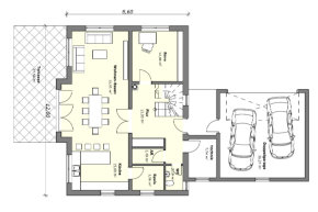 Betz Bau HT  -  Familie C Grundriss EG