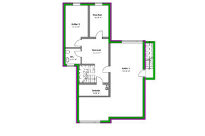 Betz Bau HT  -  Pult C Grundriss KG