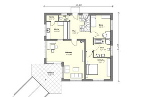 Betz Bau HT  -  Bungalow A Grundriss EG