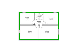 Betz Bau HT  -  Modern B Grundriss KG