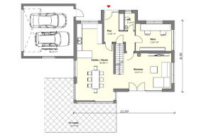 Betz Bau HT  -  Modern D Grundriss EG