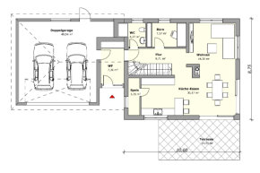 Betz Bau HT  -  Villa D Grundriss EG